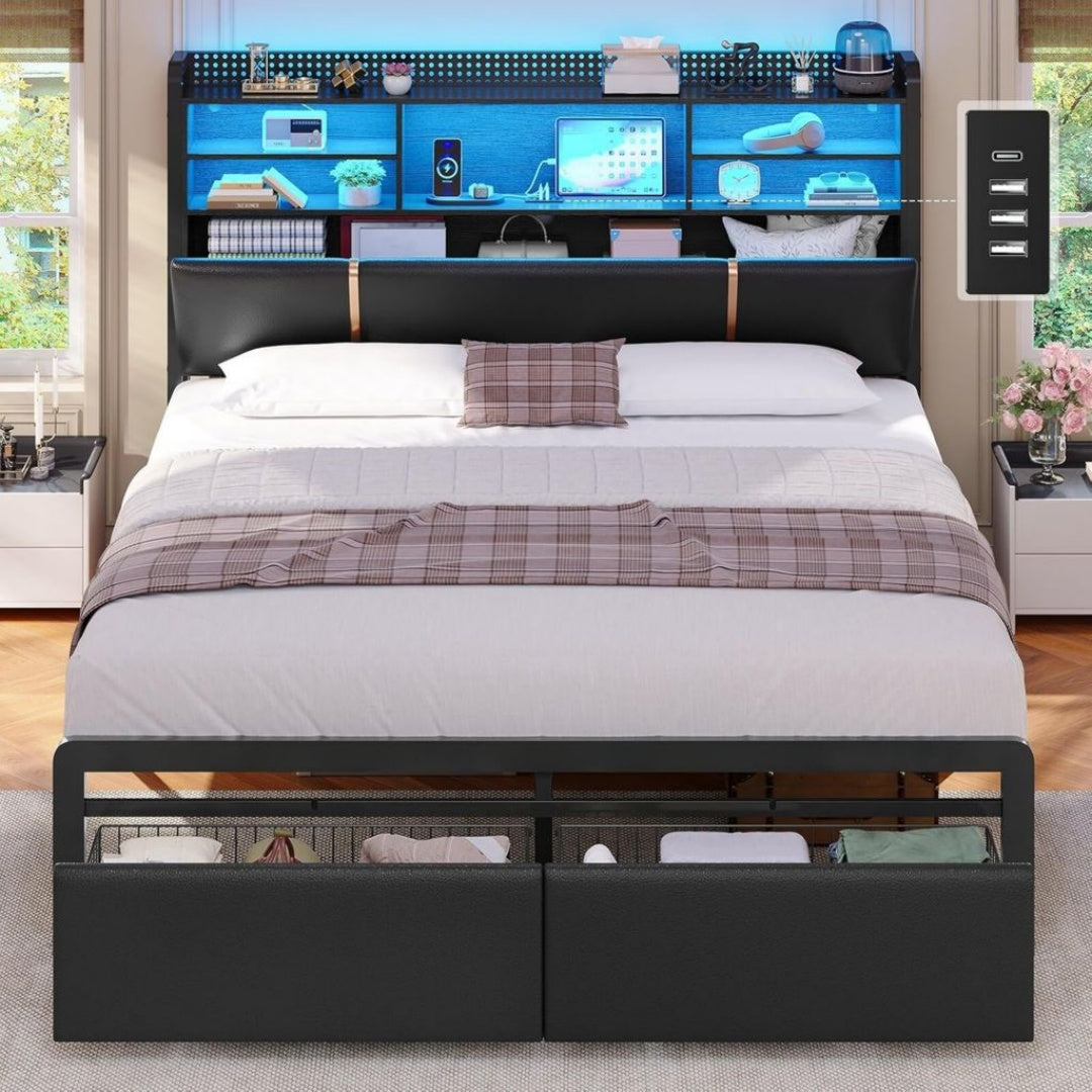 etagere avec eclairage LED au Design Intemporel et Fonctionnel