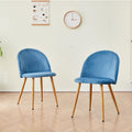 Chaise: Chaises de salle a manger de cuisine - design avec siege et dossier en velours
