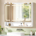Panneau de Particules Blanc, Armoire de Salle de Bain Design Moderne