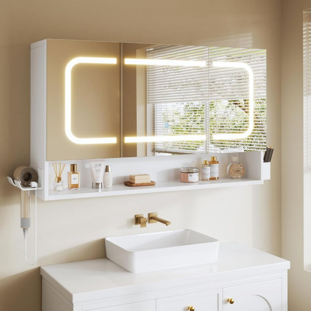 Armoire de Salle de Bain, Dimensions 80 x 16 x 60 cm