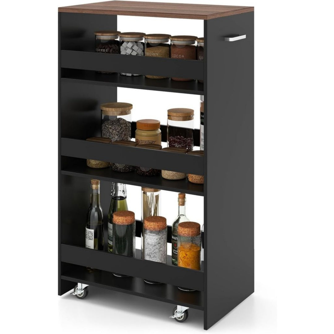 etagere de Cuisine en Polypropylene, Finition Blanc