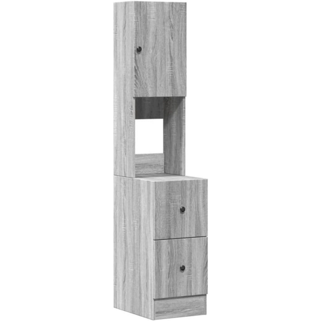 Si vous souhaitez garder vos fournitures de cuisine organisees – Armoire en Bois d'Ingenierie, 35 x 50 x 180 cm