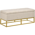 Banquette Dore: Banquette style classique chic allant a la fois sobriete et raffinement