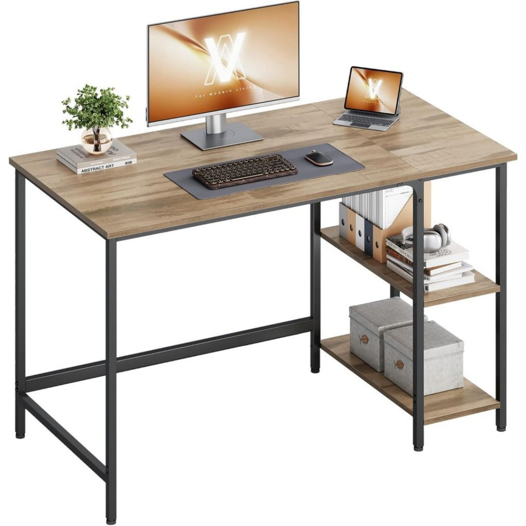 etagere en Acier, Finition Marron