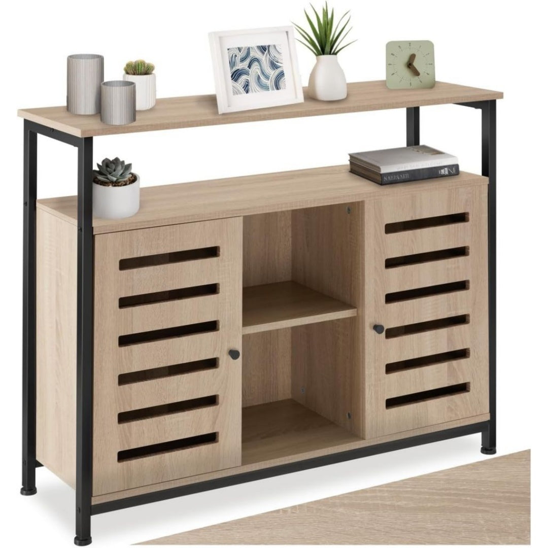 Meuble de Rangement en Panneau de Particules, Format 100 x 37 x 82 cm