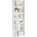 Bibliotheque en Panneau d'Agglomere, Finition Blanc