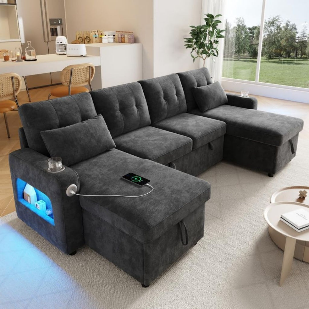 Canape Lit Convertible Style Moderne et Pratique