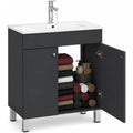 Armoire de Salle de Bain au Style Naturel et Moderne