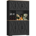 Verre Marron Cafe, Buffet de Cuisine Design Moderne